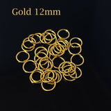 12mm, Open Jump Ring Sold Per Pack of 100 Pcs.