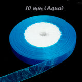 ORGANZA RIBBON SOLD BY 5 METER SPOOL IN SIZE 10 MM