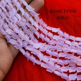 BIRD SHAPED SUPER FINE FINISH HIGH QUALITY CZECHOSLOVAKIAN (CZECH REP.) CRYSTAL BEADS