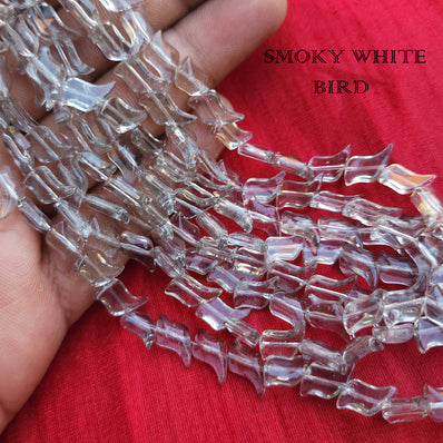 BIRD SHAPED SUPER FINE FINISH HIGH QUALITY CZECHOSLOVAKIAN (CZECH REP.) CRYSTAL BEADS