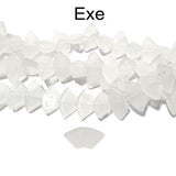 Exe, Moon Alabaster Semi White Fine Quality of Czechoslovakian (Czech Rep.) Crystal Beads