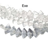 Exe, Moon Clear White Fine Quality of Czechoslovakian (Czech Rep.) Crystal Beads