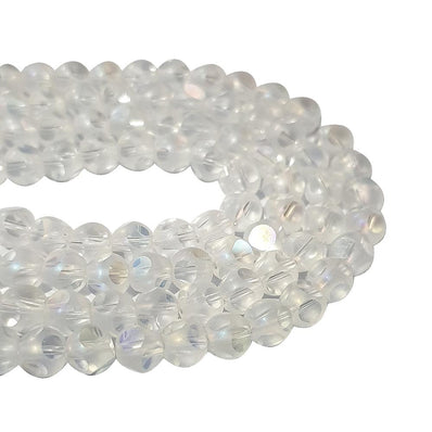 Size 5X5MM, ROUND CRYSTAL GLASS BEADS, SOLD BY PER STRAND(18~20 INCHES), ABOUT 95~98 BEADS