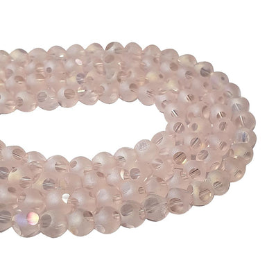 Size 5X5MM, ROUND CRYSTAL GLASS BEADS, SOLD BY PER STRAND(18~20 INCHES), ABOUT 95~98 BEADS