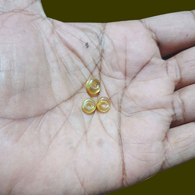 200 Pcs Loose czech republic Ab finish glass beads for jewelry and crafts making The beads size about 7mm and thickness about 3mm