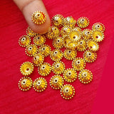 50 Pcs Pack, Size about 10x4mm Gold Bead caps for jewelry making