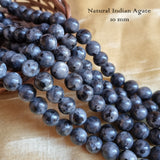 10 MM, NATURAL INDIAN AGATE' SEMI PRECIOUS BEADS JEWELRY MAKING, NATURAL AND AUTHENTIC GEMSTONE BEADS' APPROX 37-38 PIECES