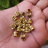 20 PCS PACK, 7x12 MM SIZE, GOLD PLATED, HIGH QUALITY OF PENDANT BAIL FINDING RAW JEWELRY MAKING MATERIALS