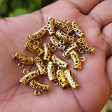 20 PCS PACK, 15x9 MM SIZE, GOLD PLATED, HIGH QUALITY OF PENDANT BAIL FINDING RAW JEWELRY MAKING MATERIALS