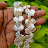 Barroque Freshwater Real Pearl Sold Per Line Approximately Size 14~25 Milimeters Nos of Pcs Approx 38 Beads