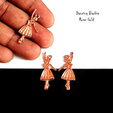 ROSE GOLD CHARMS' 11x30 MM APPROX' SOLD BY 20 PIECES PACK