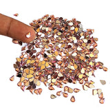 500 Pcs Pack, 6x4mm, Pink light, Flat Back Drop Acrylic crystal Rhinestones imitaion Gems for Costume Making, FLAT BACK USED IN JEWELLERY ,HOBBY WORK ,NAIL ART ,CRAFT WORK ETC