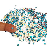 500 Pcs Pack, 5x3mm, Turquoise Blue Dark, Flat Back Drop Acrylic crystal Rhinestones imitaion Gems for Costume Making, FLAT BACK USED IN JEWELLERY ,HOBBY WORK ,NAIL ART ,CRAFT WORK ETC