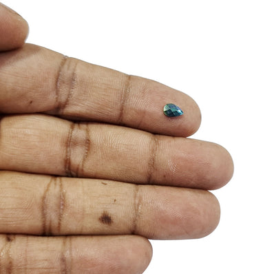 Size 6x4mm, Black Rainbow, Flat Back Drop Acrylic crystal Rhinestones imitaion Gems for Costume Making, FLAT BACK USED IN JEWELLERY ,HOBBY WORK ,NAIL ART ,CRAFT WORK ETC