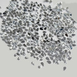 Size 3x5mm, Clear White, Flat Back Drop Acrylic crystal Rhinestones imitaion Gems for Costume Making, FLAT BACK USED IN JEWELLERY ,HOBBY WORK ,NAIL ART ,CRAFT WORK ETC