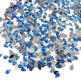 Size 4x6mm Blue, Flat Back Drop Acrylic crystal Rhinestones imitaion Gems for Costume Making, FLAT BACK USED IN JEWELLERY ,HOBBY WORK ,NAIL ART ,CRAFT WORK ETC