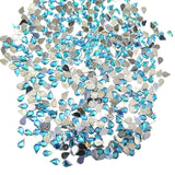 300 Pieces Pack' Size 4x6mm turquoise blue, Flat Back Drop Acrylic crystal Rhinestones imitation Gems for Costume Making, FLAT BACK USED IN JEWELLERY ,HOBBY WORK ,NAIL ART ,CRAFT WORK ETC