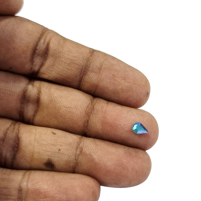 300 Pieces Pack' Size 4x6mm turquoise blue, Flat Back Drop Acrylic crystal Rhinestones imitation Gems for Costume Making, FLAT BACK USED IN JEWELLERY ,HOBBY WORK ,NAIL ART ,CRAFT WORK ETC