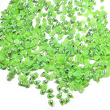 500 Pcs Pack, 6x4mm, Lime Green with silver drop, Flat Back Drop Acrylic crystal Rhinestones imitaion Gems for Costume Making, FLAT BACK USED IN JEWELLERY ,HOBBY WORK ,NAIL ART ,CRAFT WORK ETC
