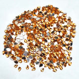 500 PCS PACK DROP ACRYLIC CRYSTAL RHINESTONES IMITAION GEMS FOR COSTUME MAKING, FLAT BACK USED IN JEWELLERY ,HOBBY WORK ,NAIL ART ,CRAFT WORK ETC in Size about  4x6 Milimeter