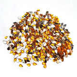 500 PCS PACK DROP ACRYLIC CRYSTAL RHINESTONES IMITAION GEMS FOR COSTUME MAKING, FLAT BACK USED IN JEWELLERY ,HOBBY WORK ,NAIL ART ,CRAFT WORK ETC in Size about  4x6 Milimeter