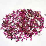 500 PCS PACK DROP ACRYLIC CRYSTAL RHINESTONES IMITAION GEMS FOR COSTUME MAKING, FLAT BACK USED IN JEWELLERY ,HOBBY WORK ,NAIL ART ,CRAFT WORK ETC in Size about  4x6 Milimeter