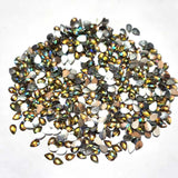 500 PCS PACK DROP ACRYLIC CRYSTAL RHINESTONES IMITAION GEMS FOR COSTUME MAKING, FLAT BACK USED IN JEWELLERY ,HOBBY WORK ,NAIL ART ,CRAFT WORK ETC in Size about  4x6 Milimeter