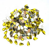 500 PCS PACK DROP ACRYLIC CRYSTAL RHINESTONES IMITAION GEMS FOR COSTUME MAKING, FLAT BACK USED IN JEWELLERY ,HOBBY WORK ,NAIL ART ,CRAFT WORK ETC in Size about  7x10 Milimeter