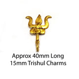 15 Pcs Pack, 40mm Oxidized Jewelry making charms