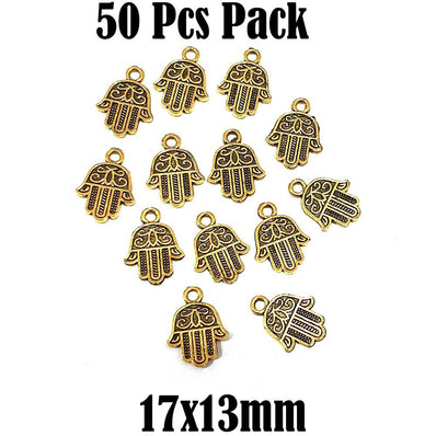 50 Pcs Pack, Oxidized Jewelry Making Charms