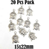 20 Pcs Pack, Oxidized Jewelry Making Charms