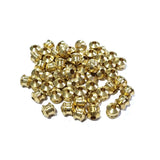 4x5mm Barrel Shape 50/Pcs DOKRA BRASS BEADS FOR TRIBAL JEWELLERY FISHING LURE TRIBES BEADS SOLID RAW BRASS