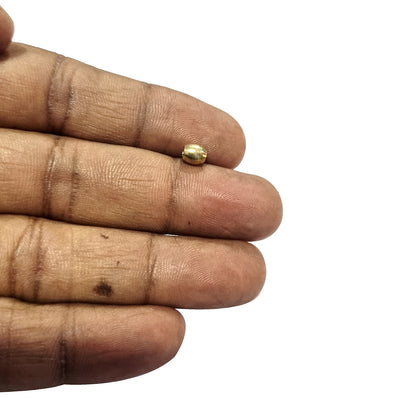 5x4mm Oval 50/Pcs DOKRA BRASS BEADS FOR TRIBAL JEWELLERY FISHING LURE TRIBES BEADS SOLID RAW BRASS