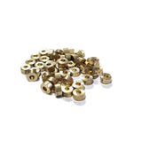 5x3mm Washer Heishi Shape 100/Pcs DOKRA BRASS BEADS FOR TRIBAL JEWELLERY FISHING LURE TRIBES BEADS SOLID RAW BRASS