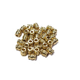 7x5mm Barrel Shape 50/Pcs DOKRA BRASS BEADS FOR TRIBAL JEWELLERY FISHING LURE TRIBES BEADS SOLID RAW BRASS