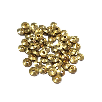 Buy Lot of 30 Brass Tube Beads, Lead Free and Cadmium Free and Nickel Free  Unplated, 10x3mm, Hole: 2mm Online in India 