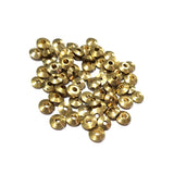 6x2mm Disc Saucer 100/Pcs DOKRA BRASS BEADS FOR TRIBAL JEWELLERY FISHING LURE TRIBES BEADS SOLID RAW BRASS