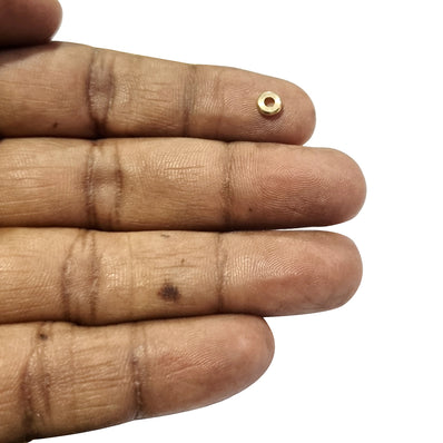 5x1mm Heishi Waster Disc 50 DOKRA BRASS BEADS FOR TRIBAL JEWELLERY FISHING LURE TRIBES BEADS SOLID RAW BRASS