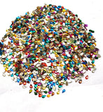 Crystal finish Rhinestones Mix Color Drop Shape 3x5mm Size 1440 Pieces Pack