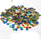 Crystal finish Rhinestones Mix Color Drop Shape 5x8mm Size 1440 Pieces Pack
