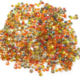 Crystal Glitter finish Rhinestones Mix Color Round Shape 3mm Size 1440 Pieces Pack