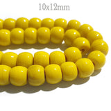 10x12mm Solid Tribal Beads Handmade Sold Per Strand, Approx 40~42 Beads