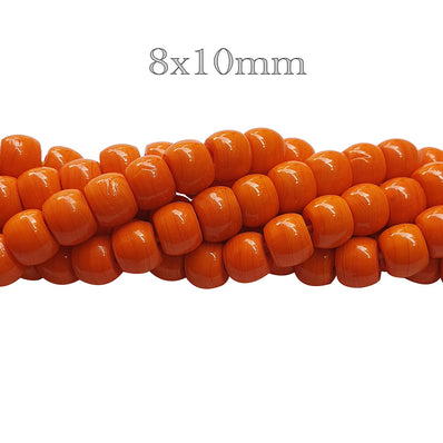 8x10mm Solid Tribal Beads Handmade Sold Per Strand, Approx 48 Beads