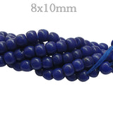 8x10mm Solid Tribal Beads Handmade Sold Per Strand, Approx 48 Beads