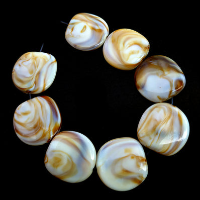 10 PIECES PACK' 22 MM' ACRYLIC BEADS USED IN DIY JEWELLERY MAKING