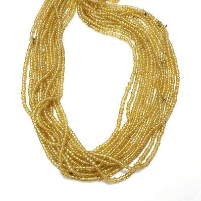 Glass Seed beads, Economy quality, Sold Per 12 Strands (each 15" line) 11/0 Size about 2mm Glass Seed Beads for embroidery, craft and jewelry making