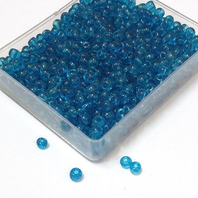 100 Grams Pack 6/0 Size about 4mm Glass Seed Beads for embroidery, craft and jewelry making