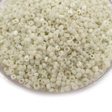 100 Gram Pack White Color Small Glass Seed Beads Indian made at cheap and discount price limited offer