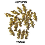 40 Pcs Pack Oxidized Charms For Jewelry Making