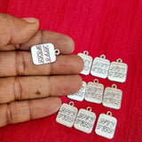 25 Pcs. Pack, Small Charms, Pendants, Alphabet Tag in Size about 15x20mm